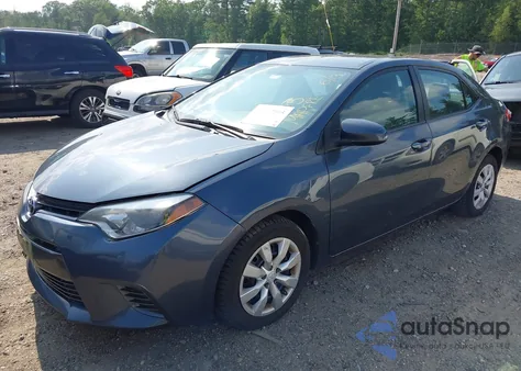 2015 Toyota Corolla Le from USA, damaged, VIN 2T1BURHEXFC314190
